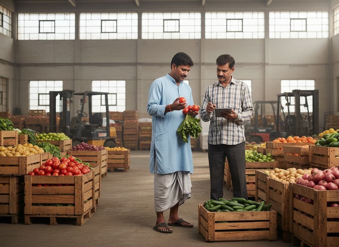 Fresh produce wholesale market